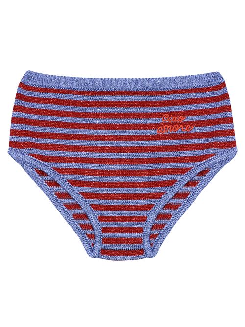 BLUE AND RED STRIPED LUREX Knickers Giada Benincasa | 06091122